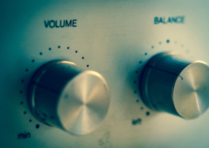 volume knobs